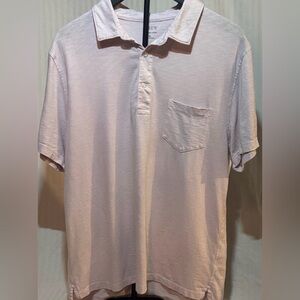 J. Crew Garment Dyed Slub Cotton Coastal Pino Pocket Polo Shirt - XL